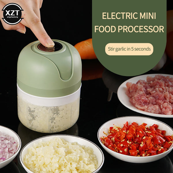 Mini Processador Elétrico Recarregável 250 ml